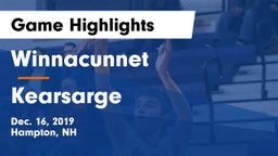 Winnacunnet  vs Kearsarge Game Highlights - Dec. 16, 2019