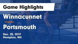 Winnacunnet  vs Portsmouth Game Highlights - Dec. 20, 2019