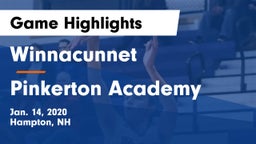 Winnacunnet  vs Pinkerton Academy Game Highlights - Jan. 14, 2020