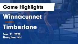 Winnacunnet  vs Timberlane  Game Highlights - Jan. 21, 2020