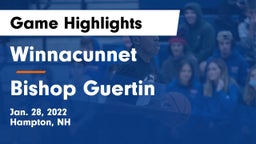 Winnacunnet  vs Bishop Guertin  Game Highlights - Jan. 28, 2022