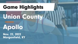 Union County  vs Apollo  Game Highlights - Nov. 22, 2022