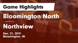 Bloomington North  vs Northview  Game Highlights - Dec. 21, 2019