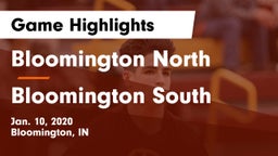 Bloomington North  vs Bloomington South  Game Highlights - Jan. 10, 2020