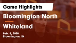 Bloomington North  vs Whiteland  Game Highlights - Feb. 8, 2020