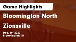 Bloomington North  vs Zionsville  Game Highlights - Dec. 19, 2020