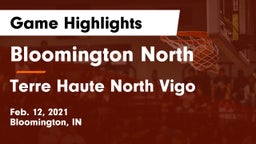 Bloomington North  vs Terre Haute North Vigo  Game Highlights - Feb. 12, 2021