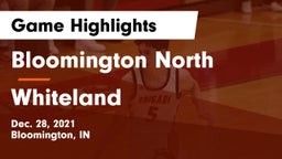 Bloomington North  vs Whiteland  Game Highlights - Dec. 28, 2021