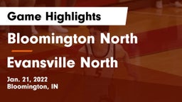 Bloomington North  vs Evansville North  Game Highlights - Jan. 21, 2022