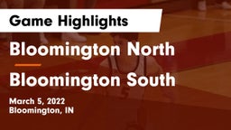 Bloomington North  vs Bloomington South  Game Highlights - March 5, 2022