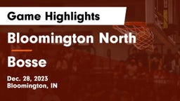 Bloomington North  vs Bosse  Game Highlights - Dec. 28, 2023