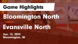 Bloomington North  vs Evansville North  Game Highlights - Jan. 13, 2024