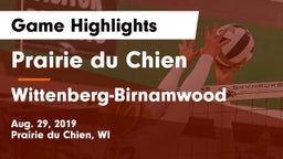Prairie du Chien  vs Wittenberg-Birnamwood Game Highlights - Aug. 29, 2019
