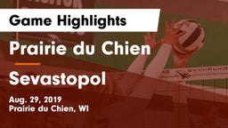 Prairie du Chien  vs Sevastopol  Game Highlights - Aug. 29, 2019