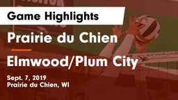 Prairie du Chien  vs Elmwood/Plum City Game Highlights - Sept. 7, 2019