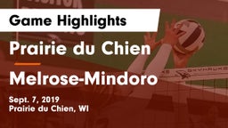Prairie du Chien  vs Melrose-Mindoro  Game Highlights - Sept. 7, 2019