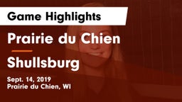 Prairie du Chien  vs Shullsburg  Game Highlights - Sept. 14, 2019