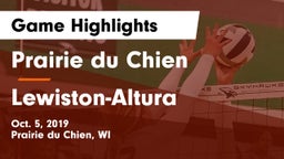Prairie du Chien  vs Lewiston-Altura Game Highlights - Oct. 5, 2019