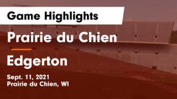 Prairie du Chien  vs Edgerton Game Highlights - Sept. 11, 2021
