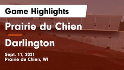 Prairie du Chien  vs Darlington Game Highlights - Sept. 11, 2021