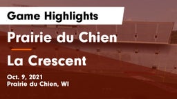 Prairie du Chien  vs La Crescent  Game Highlights - Oct. 9, 2021