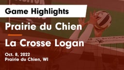 Prairie du Chien  vs La Crosse Logan Game Highlights - Oct. 8, 2022