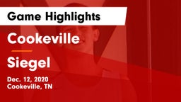 Cookeville  vs Siegel  Game Highlights - Dec. 12, 2020