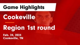 Cookeville  vs Region 1st round Game Highlights - Feb. 24, 2024