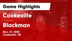 Cookeville  vs Blackman  Game Highlights - Nov. 27, 2020