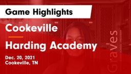 Cookeville  vs Harding Academy  Game Highlights - Dec. 20, 2021