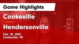 Cookeville  vs Hendersonville  Game Highlights - Feb. 25, 2022