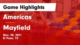 Americas  vs Mayfield  Game Highlights - Nov. 30, 2021