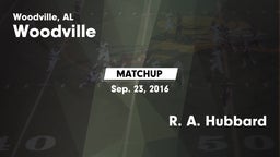 Matchup: Woodville High vs. R. A. Hubbard 2016