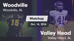 Matchup: Woodville High vs. Valley Head  2016