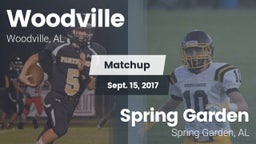 Matchup: Woodville High vs. Spring Garden  2017