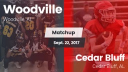 Matchup: Woodville High vs. Cedar Bluff  2017