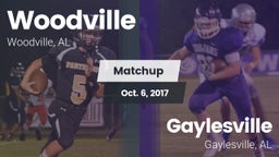 Matchup: Woodville High vs. Gaylesville  2017