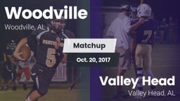 Matchup: Woodville High vs. Valley Head  2017