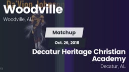 Matchup: Woodville High vs. Decatur Heritage Christian Academy  2018