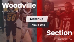 Matchup: Woodville High vs. Section  2018