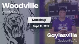 Matchup: Woodville High vs. Gaylesville  2019