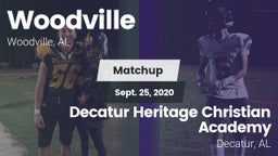 Matchup: Woodville High vs. Decatur Heritage Christian Academy  2020