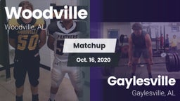 Matchup: Woodville High vs. Gaylesville  2020