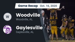 Recap: Woodville  vs. Gaylesville  2020