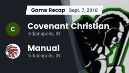 Recap: Covenant Christian  vs. Manual  2018