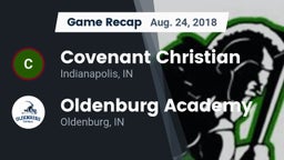 Recap: Covenant Christian  vs. Oldenburg Academy  2018