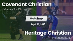 Matchup: Covenant Christian vs. Heritage Christian  2018