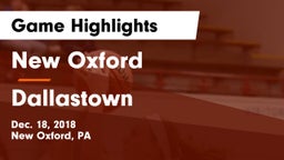 New Oxford  vs Dallastown  Game Highlights - Dec. 18, 2018