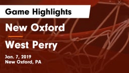 New Oxford  vs West Perry  Game Highlights - Jan. 7, 2019
