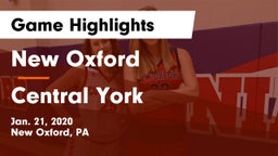 New Oxford  vs Central York  Game Highlights - Jan. 21, 2020